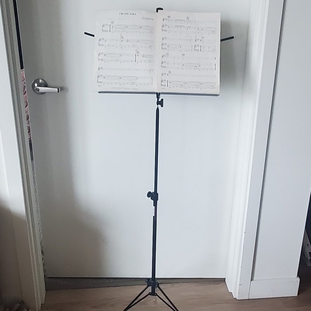 Folding Metal Music Stand with Soft Carrying Case